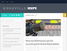 Tablet Screenshot of nashvillehype.com
